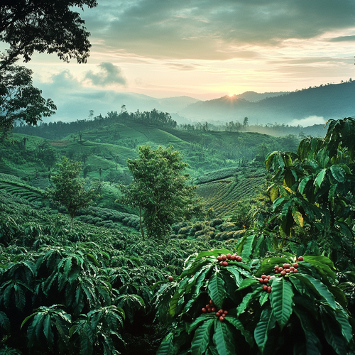 Sumatra coffee estate