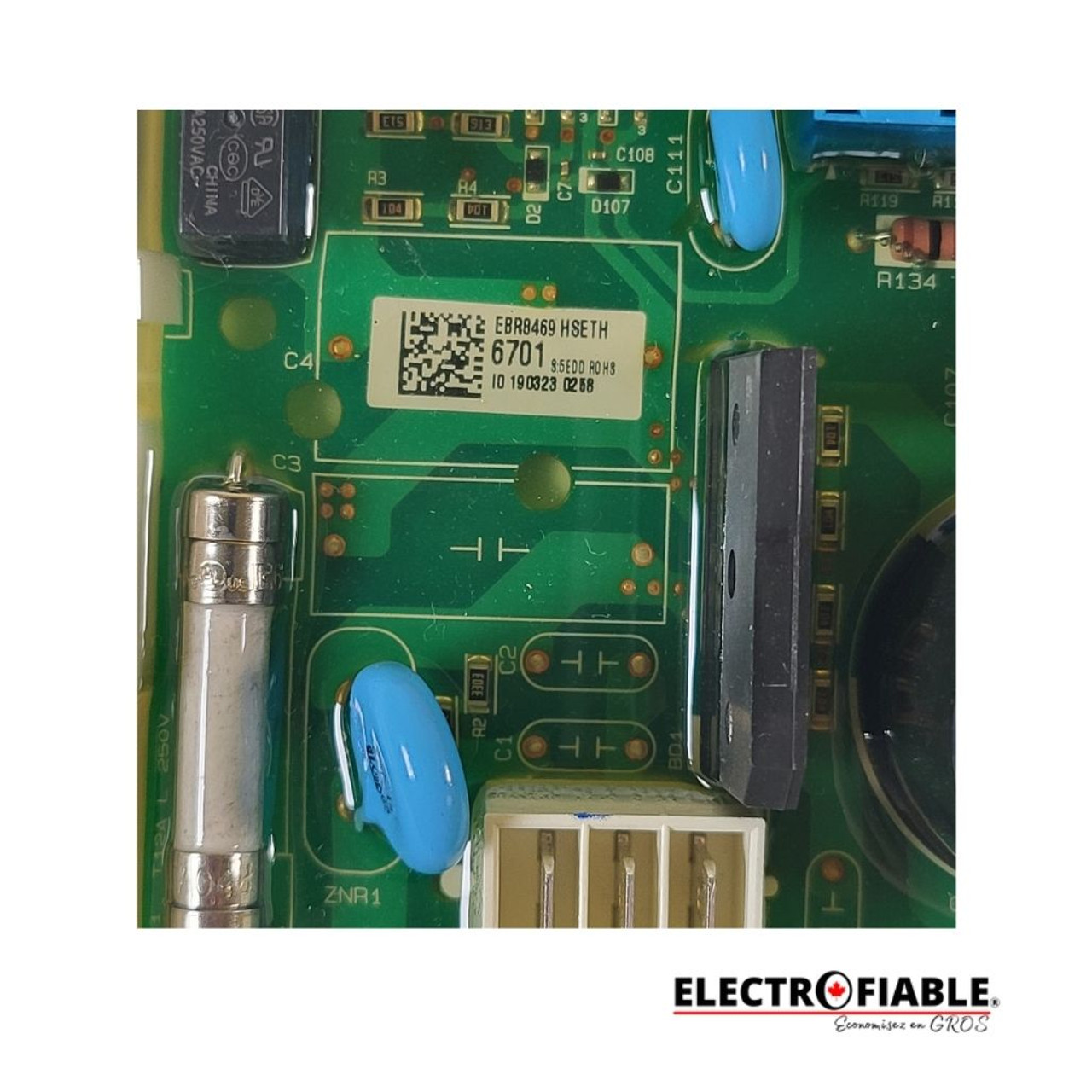 LG, WT7100CW, Control board fit washer