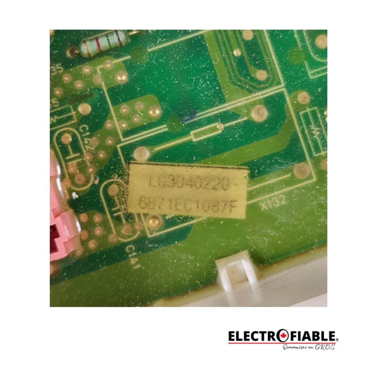 LG, 6871EC1087F, Control board fit washer