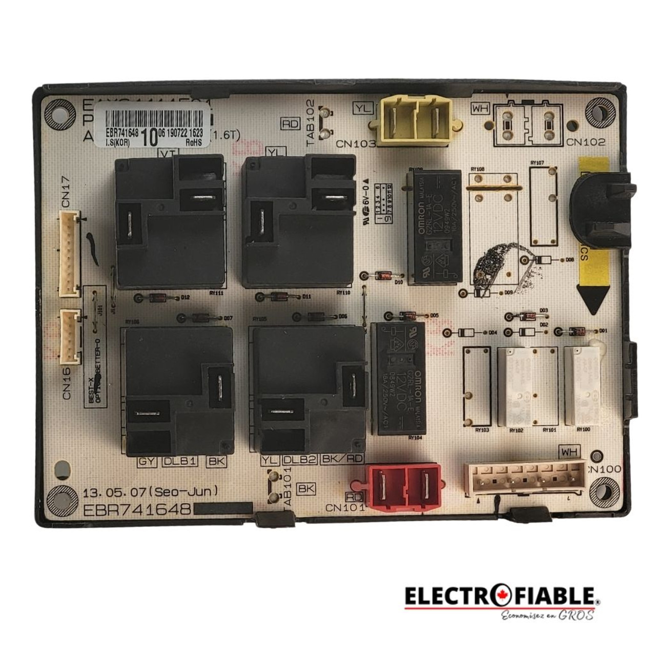 EBR74164810 Power control board for LG stove