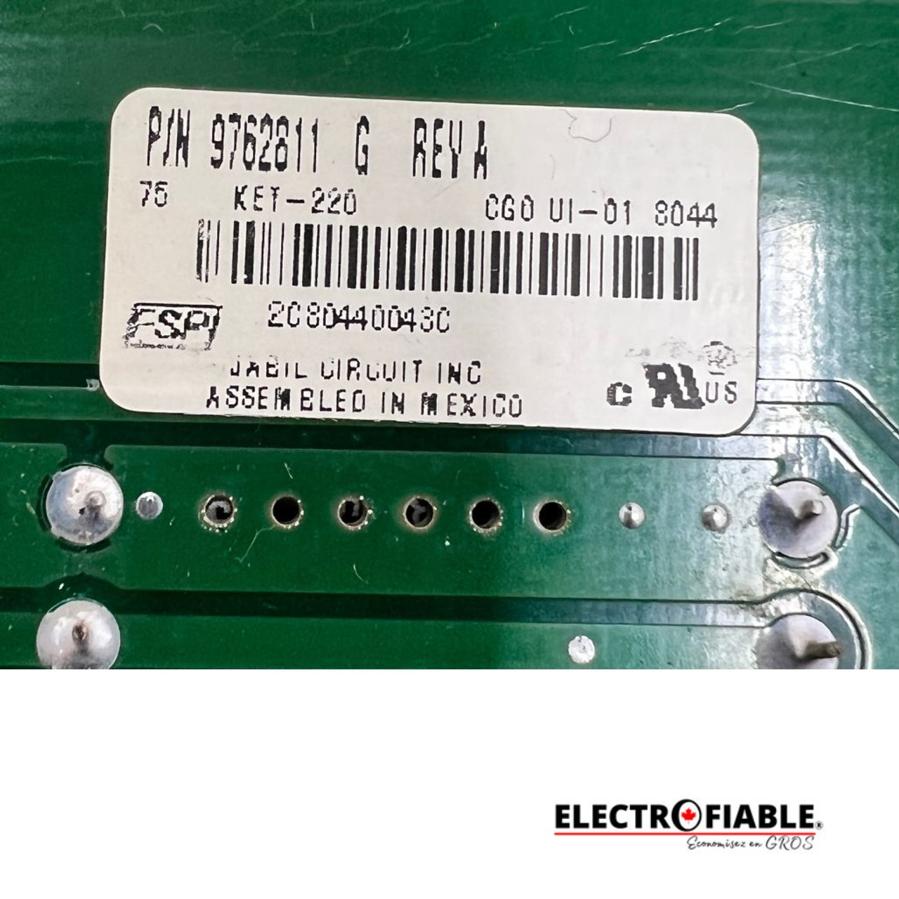 9762811 Electronic Control Board for Whirlpool Range