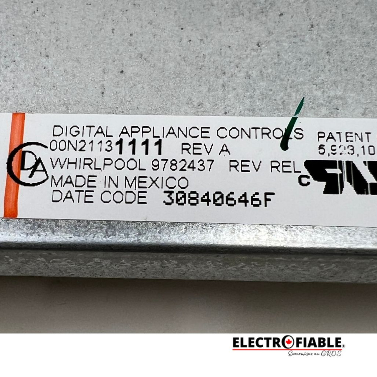 9782437 Range Oven Control Board