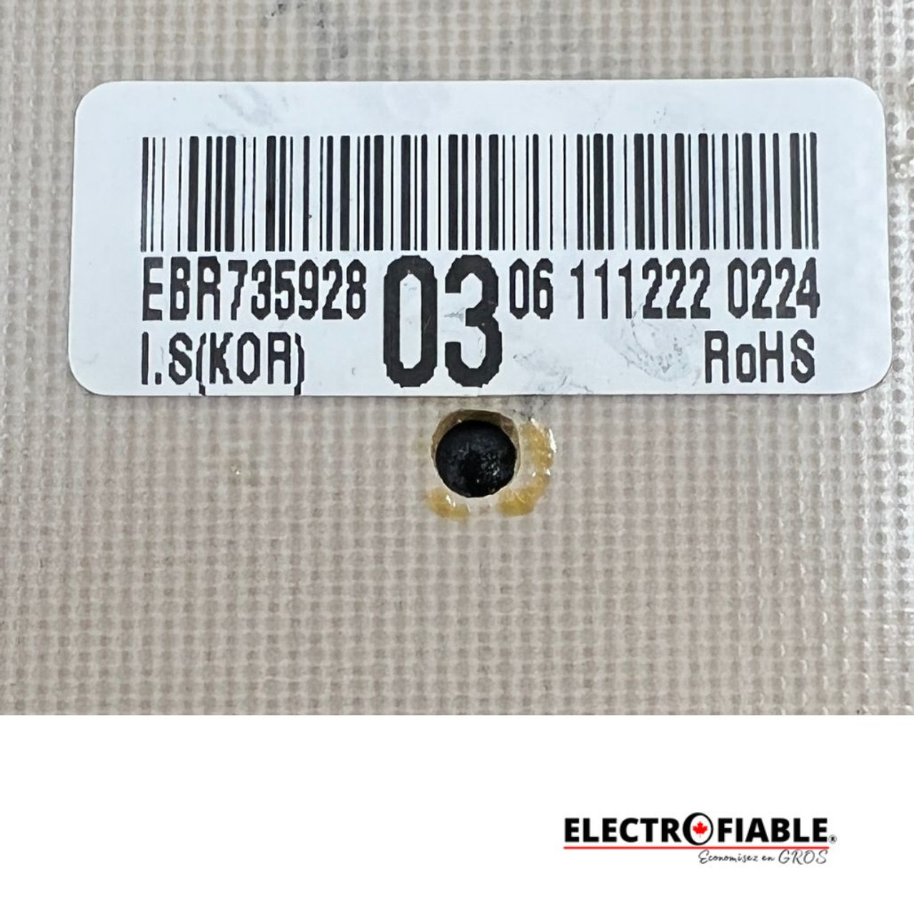 EBR73592803 LG Range Main PCB LSB5682SB