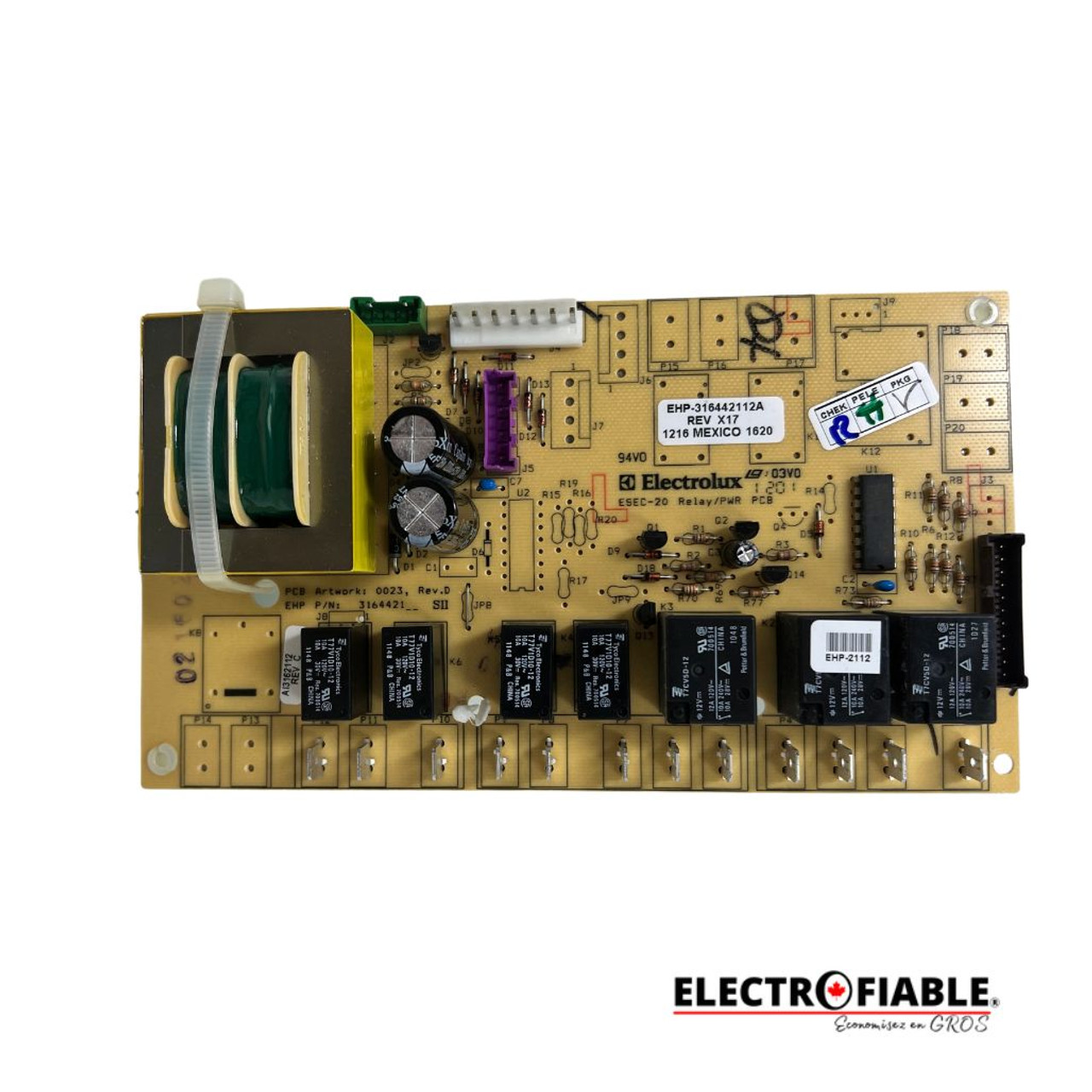 316442112A Range Oven Relay ELECTROLUX