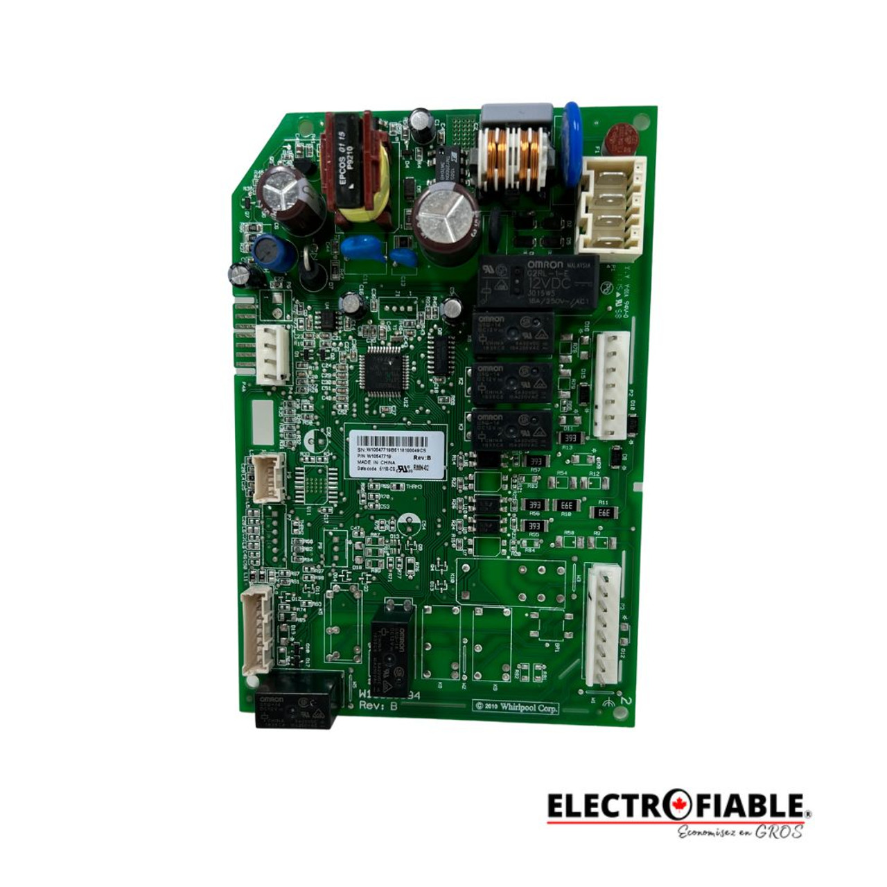 W10547719 Refrigerator Electronic Control Board