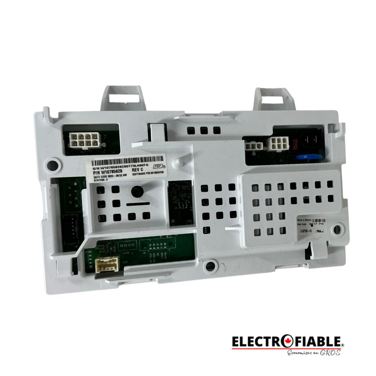 W10785628 Washer Main Electronic Control Board