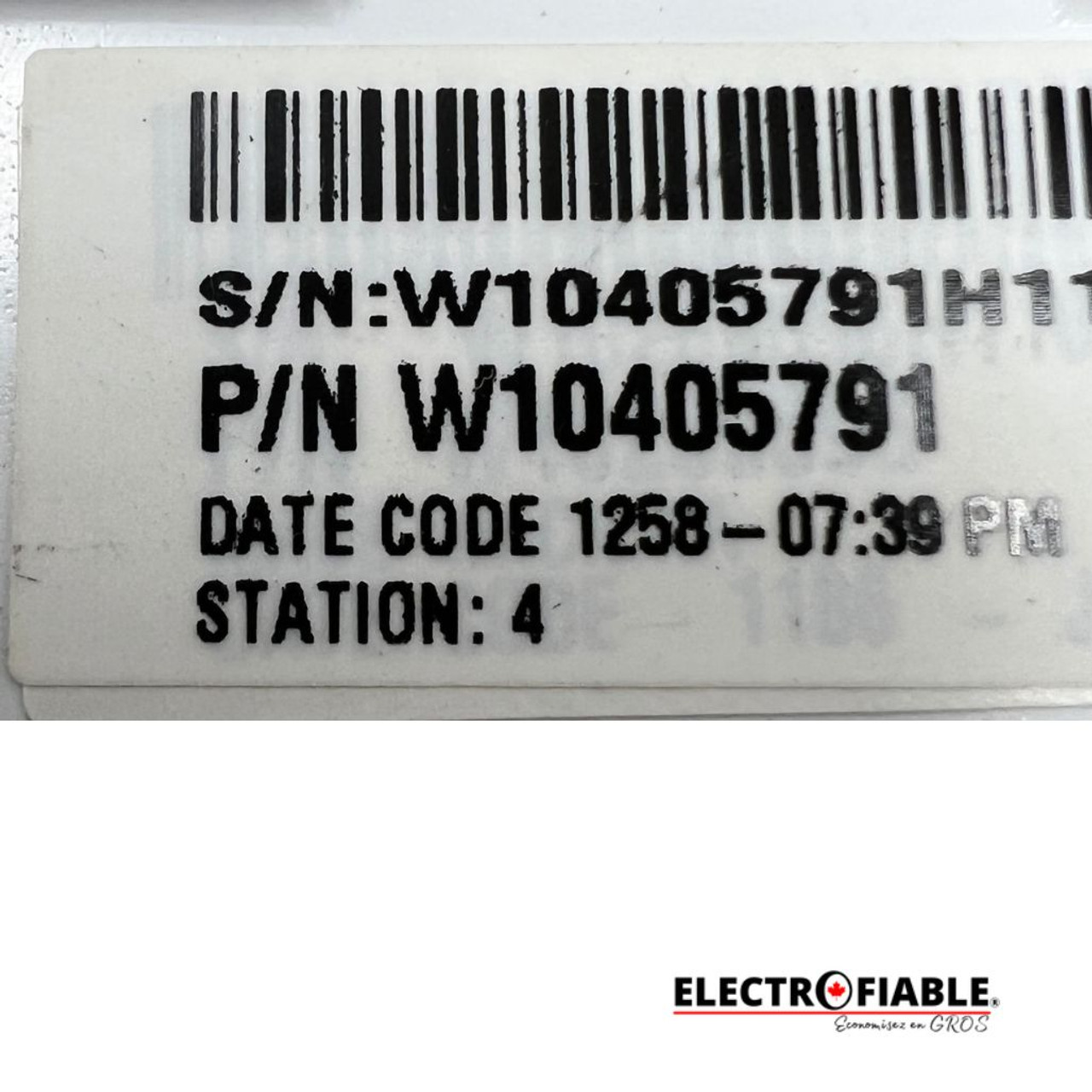 W10405791 Washer Control Board