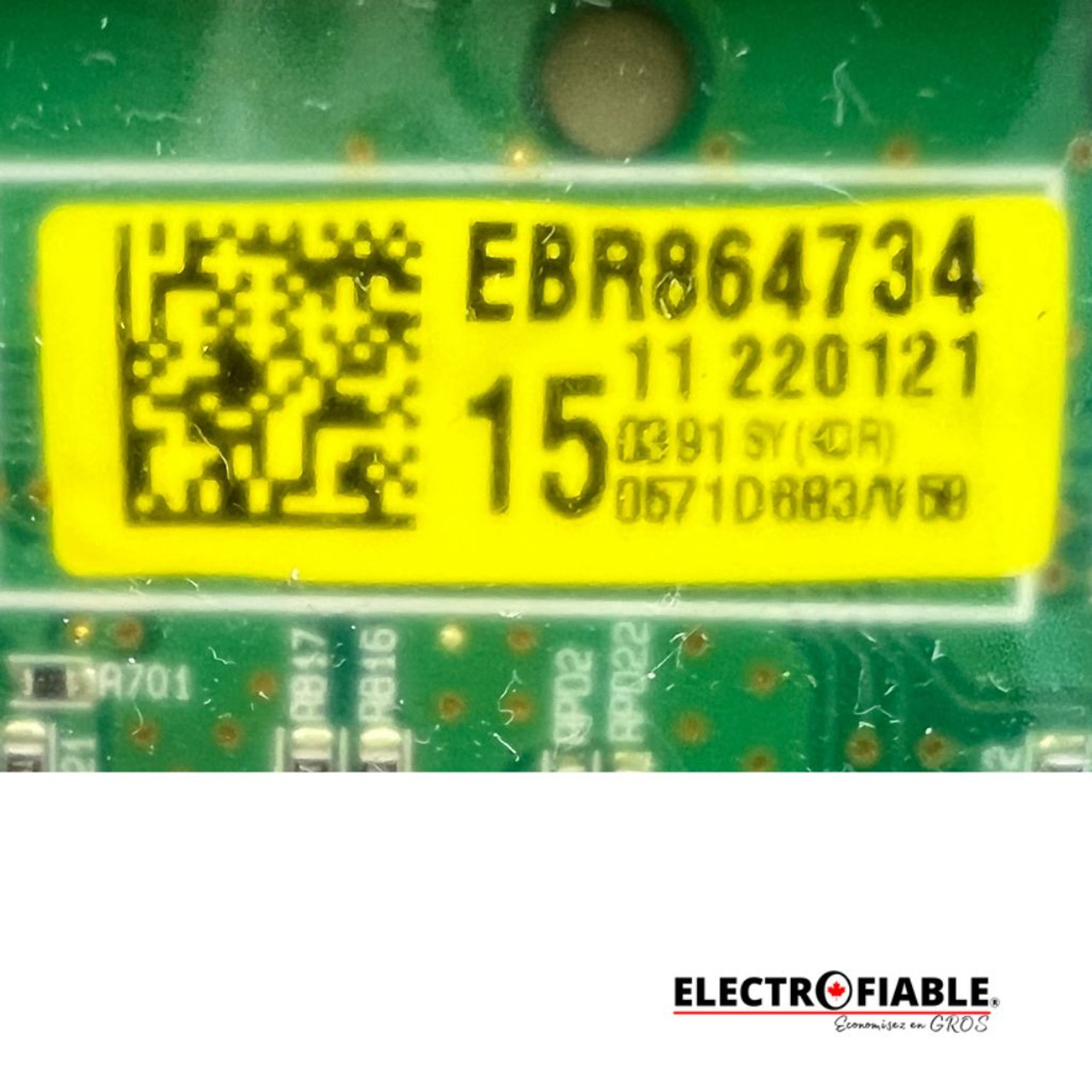 EBR86473415 Dishwasher electronic control board ACM76192410