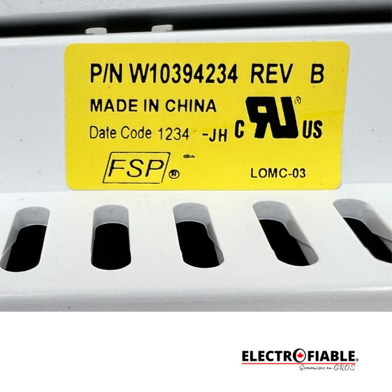 W10394234 Washer Electronic Control Board