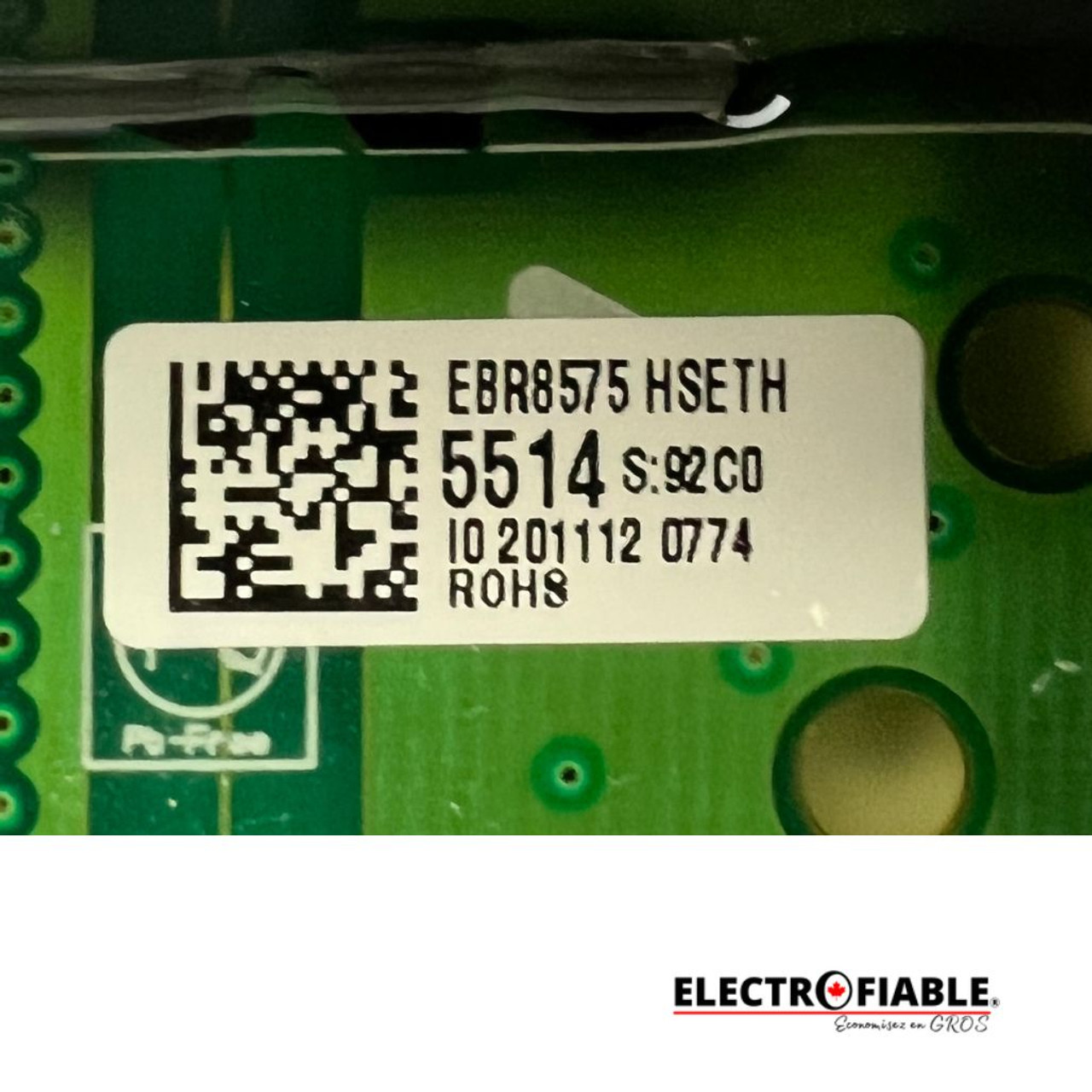 EBR85755514 Washer Display Control Board