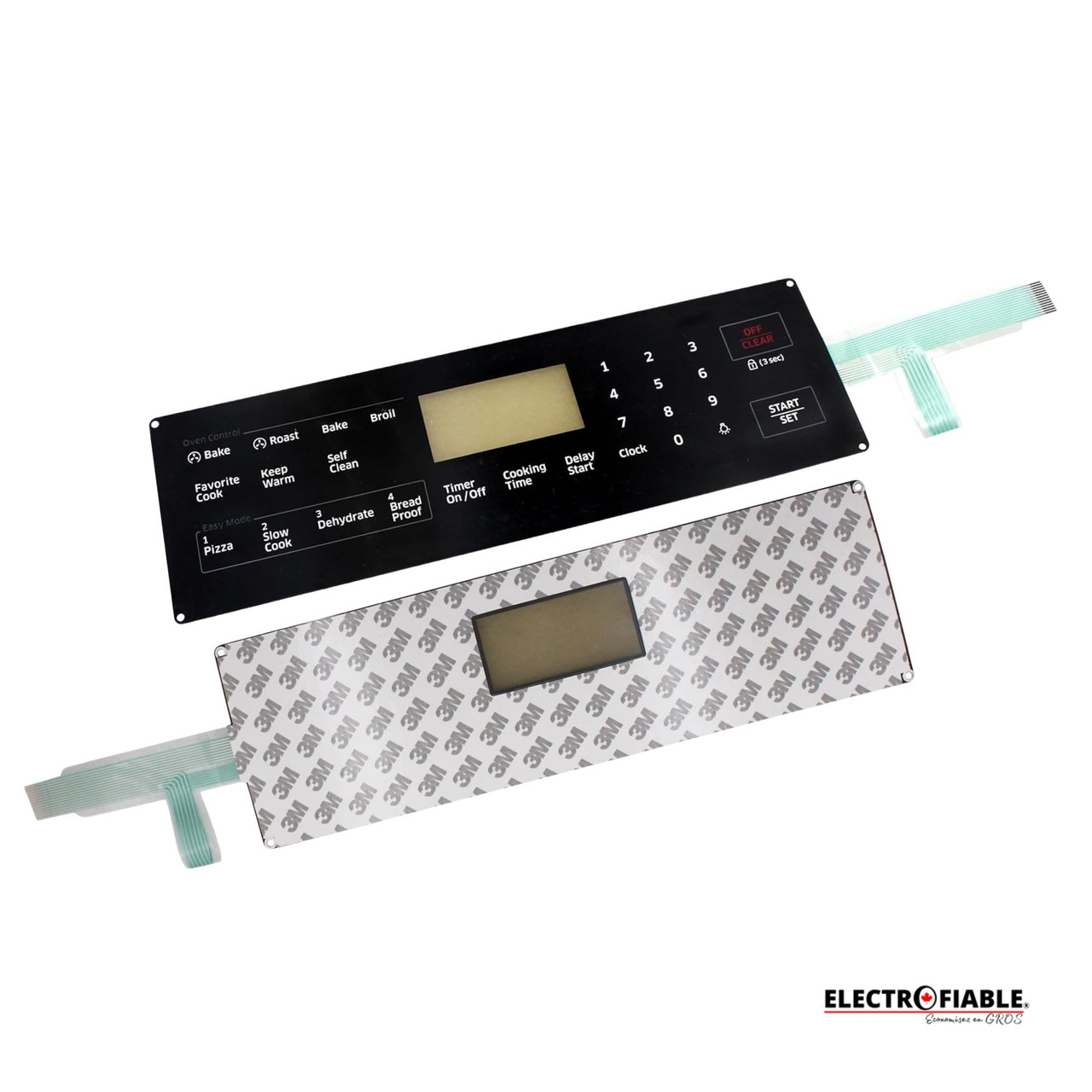 DG34-00027B OEM Membrane switch for Samsung stove