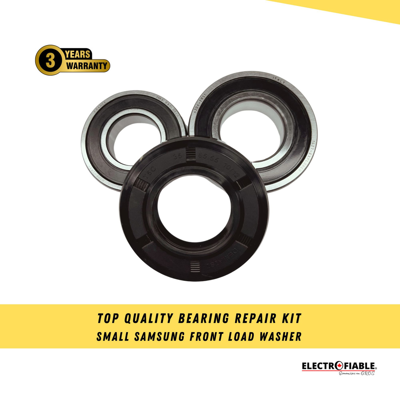 Small SAMSUNG Washer Front Load Repair Tub Bearing Kit 6206-2RS