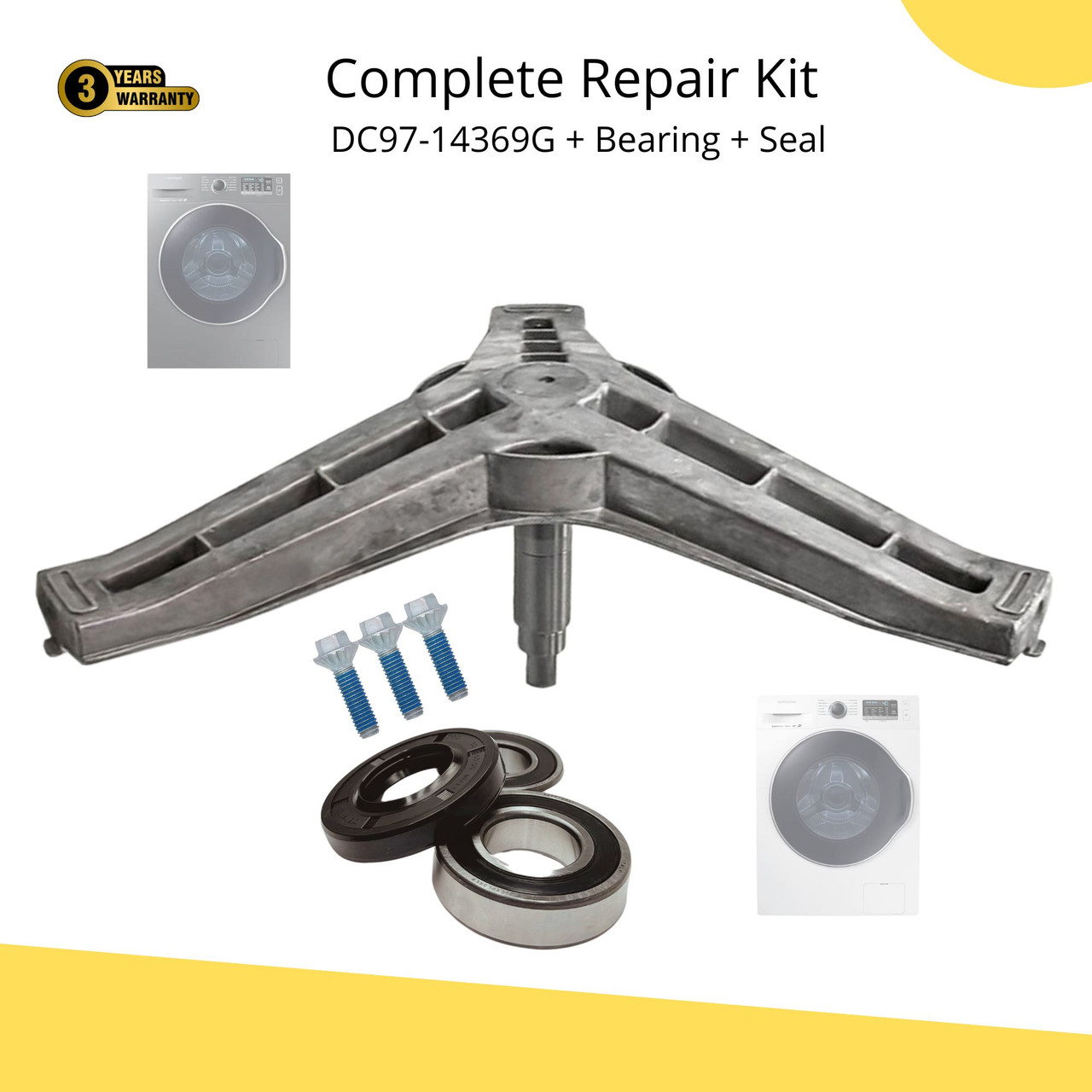 DC97-14369G Spider + Bearing Kit For Small SAMSUNG washer