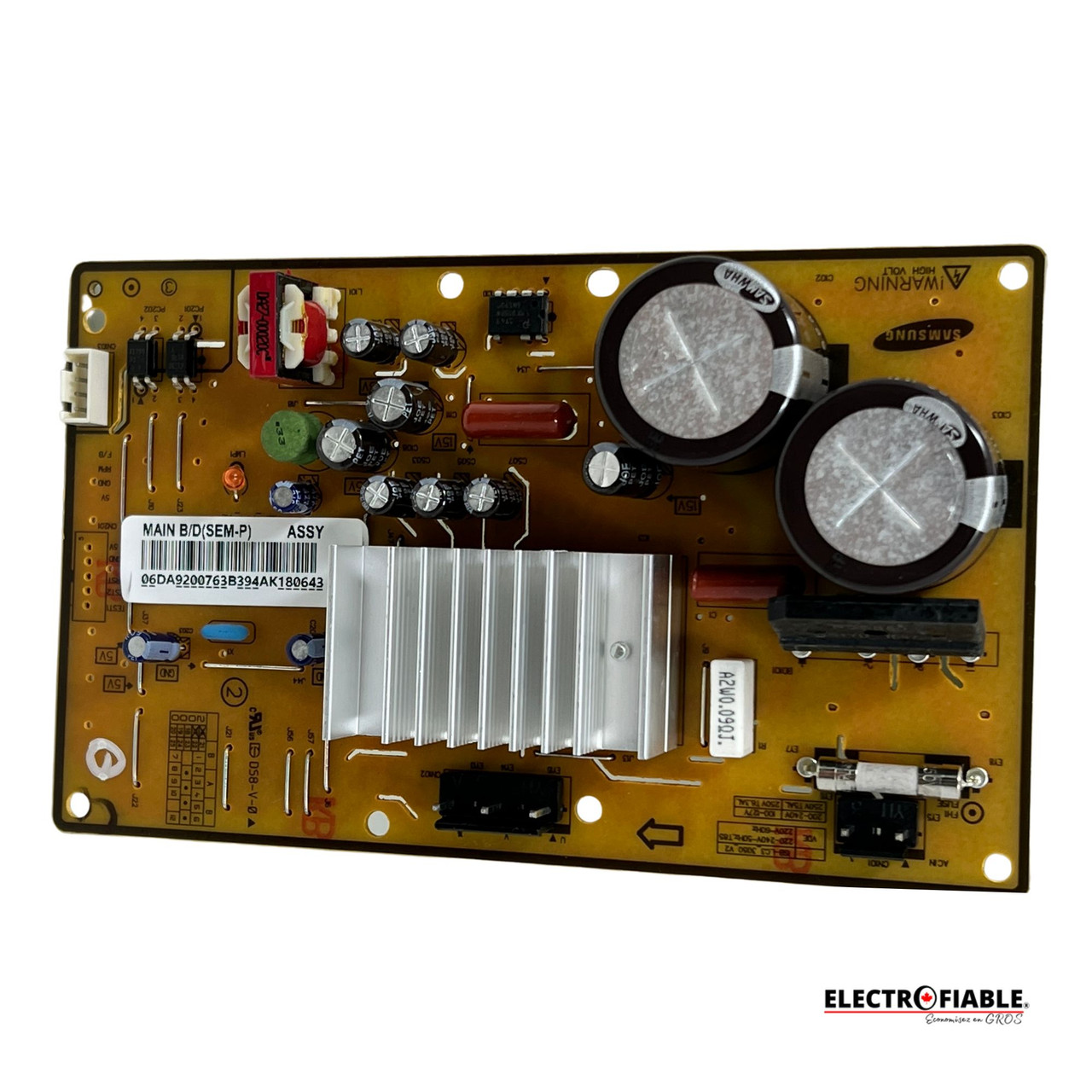 DA92-00763B Samsung Refrigerator Inverter Board 06DA9200763B