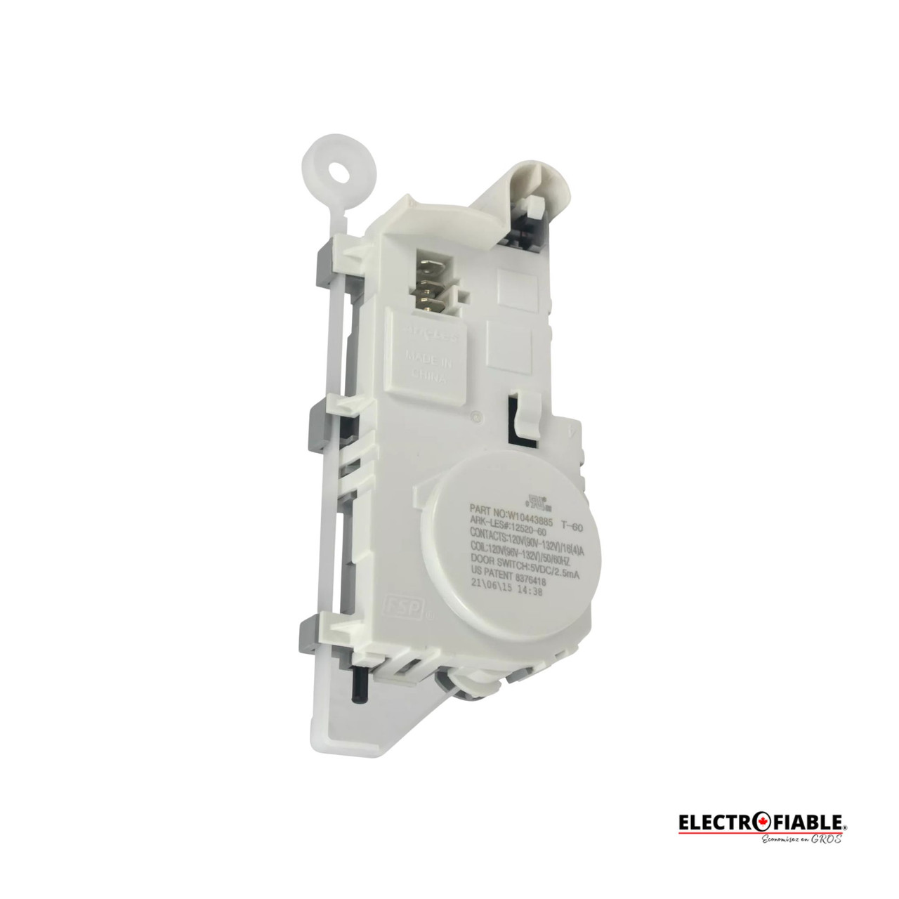 W10443885 Door Lock For Whirlpool Washer