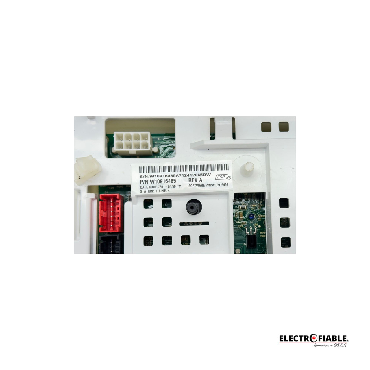 W10916485 Washer Control Board