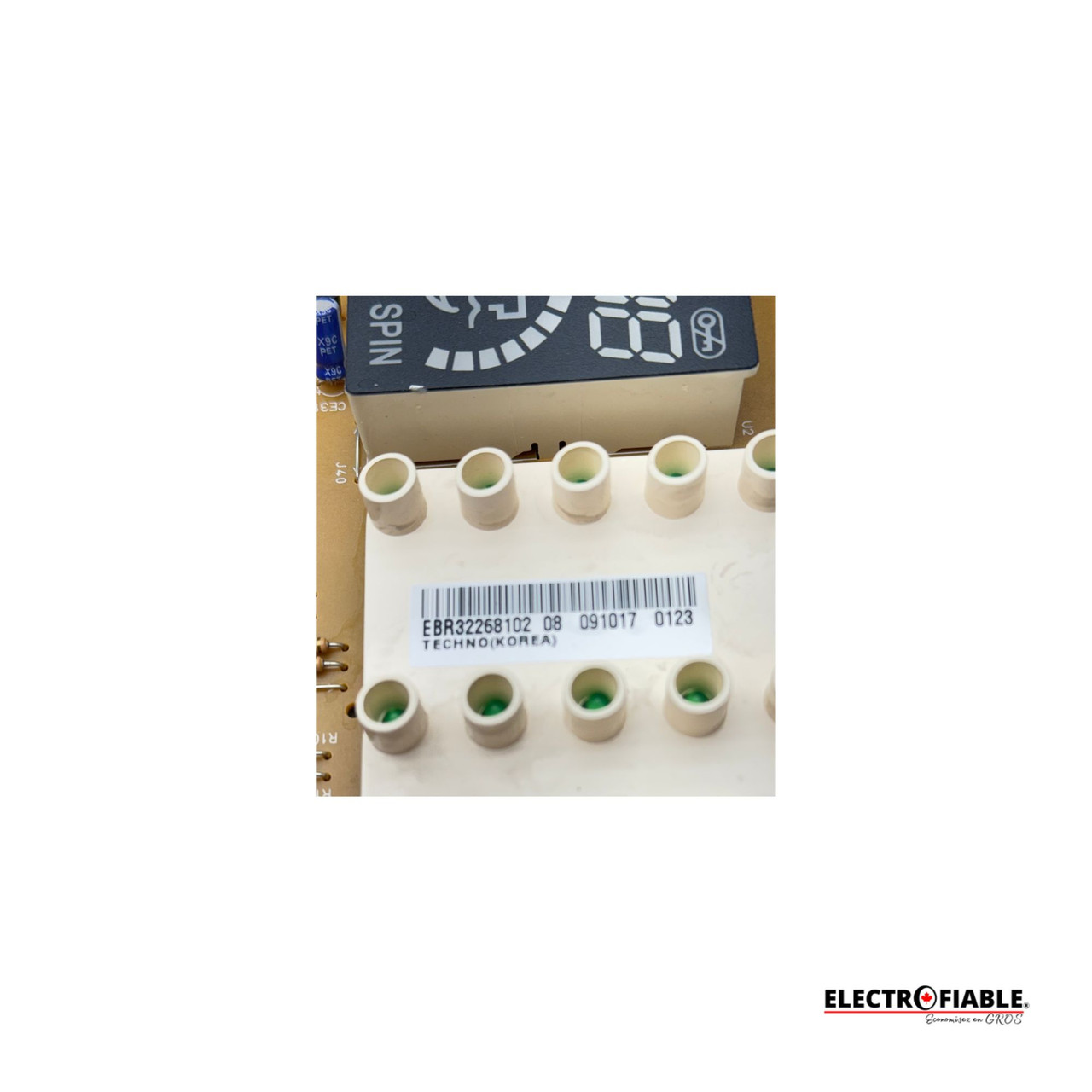 EBR32268102 LG Washer Display Control Board WM2233HW/00 WM2233HW/01