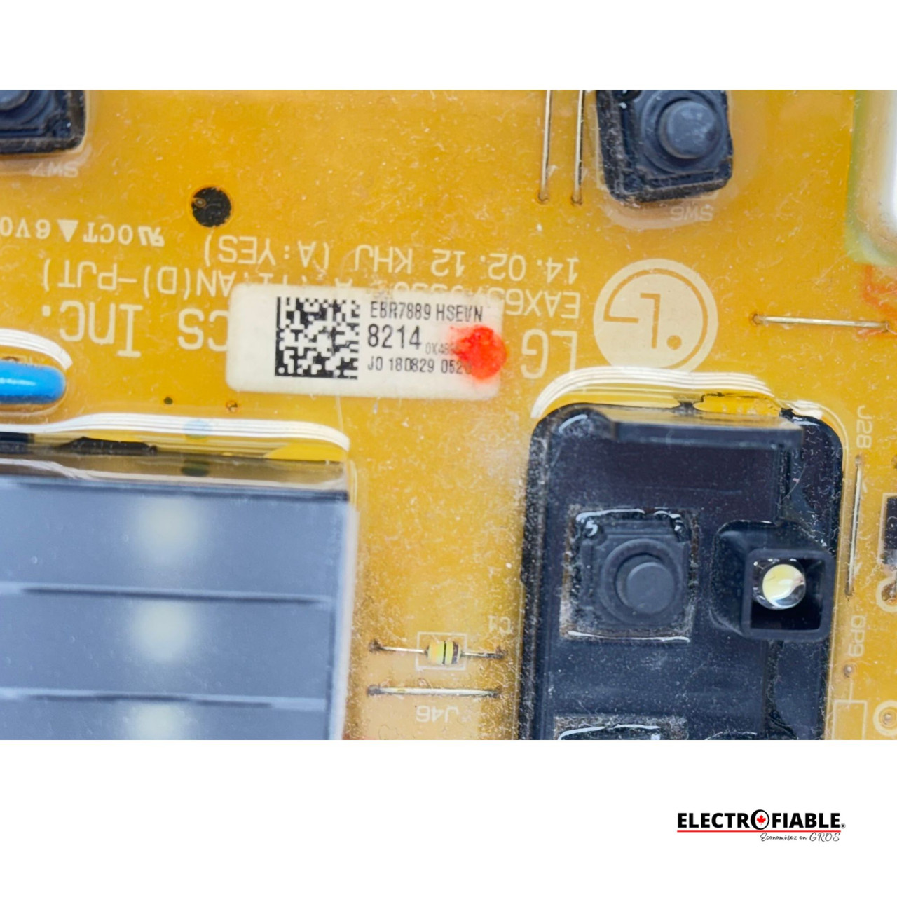 EBR78898214 LG Washer Display PCB Assembly