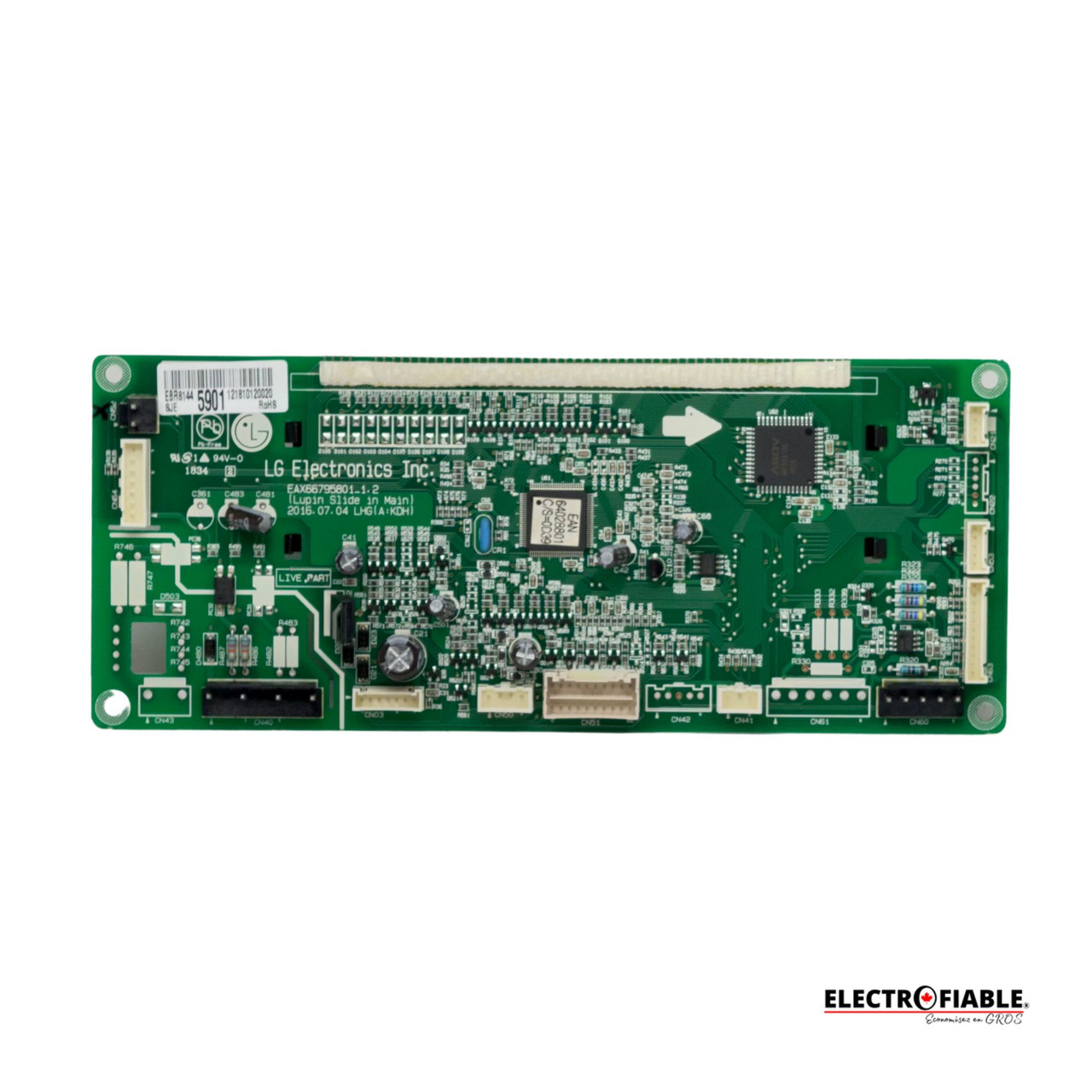 EBR81445901 LG Range Main PCB