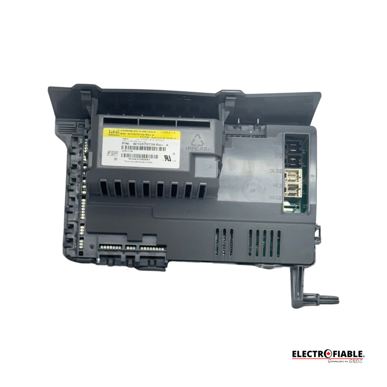 W10570739 Washer Control Board MHW3000BG0