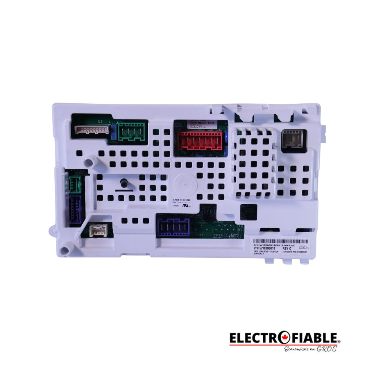 W10296016 Electronic control board for Whirlpool washer
