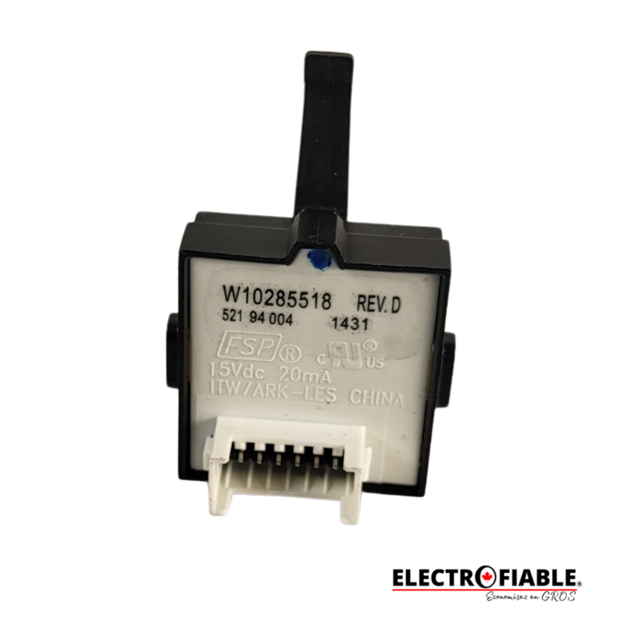 W10285518 Cycle selector switch for Whirlpool washer
