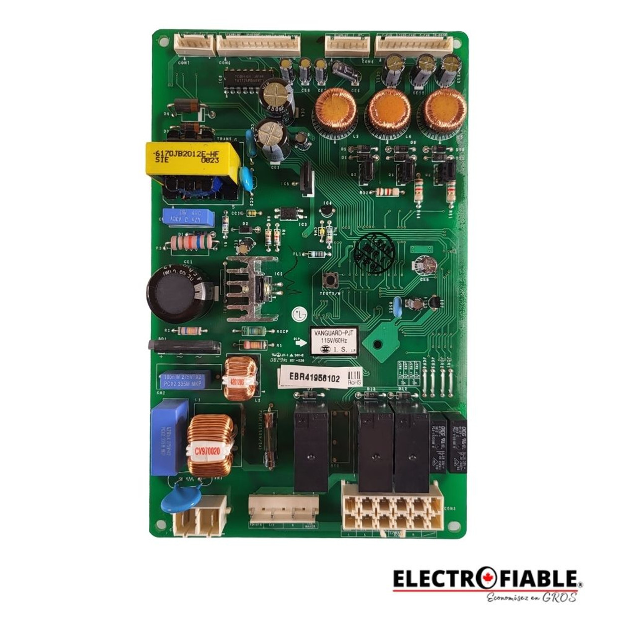 EBR41956102 Control board for LG refrigerator