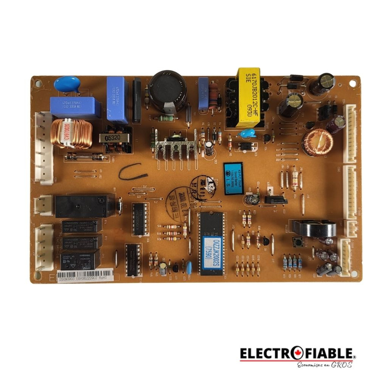 EBR36222902 Control board for LG refrigerator
