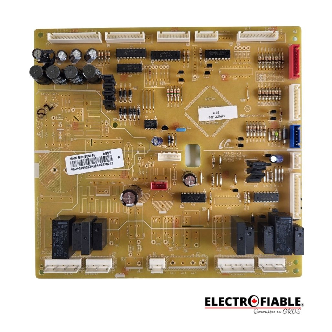 DA92-00592A Control board for Samsung refrigerator 06DA9200592A