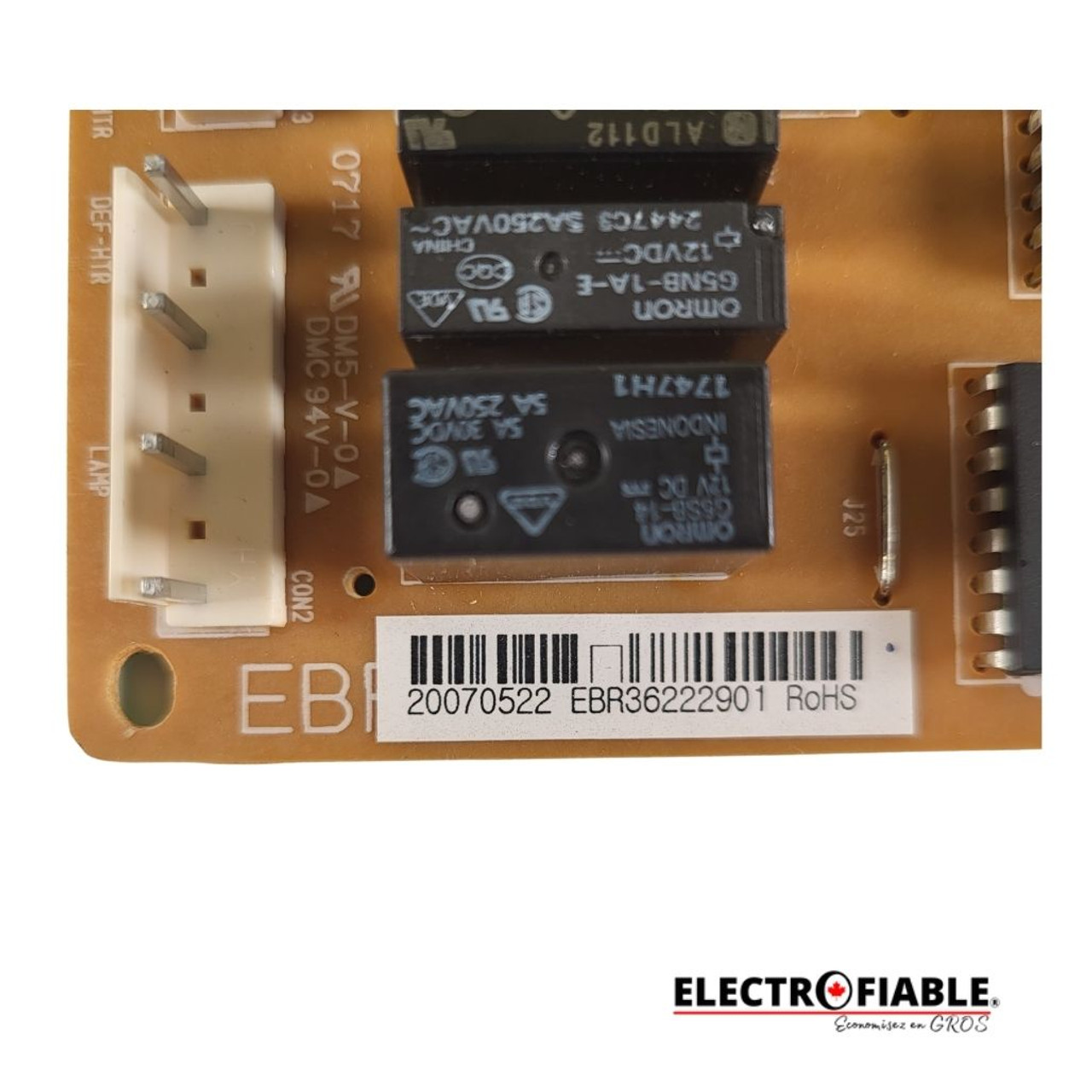 LG, EBR36222901, Power control board fit refrigerator