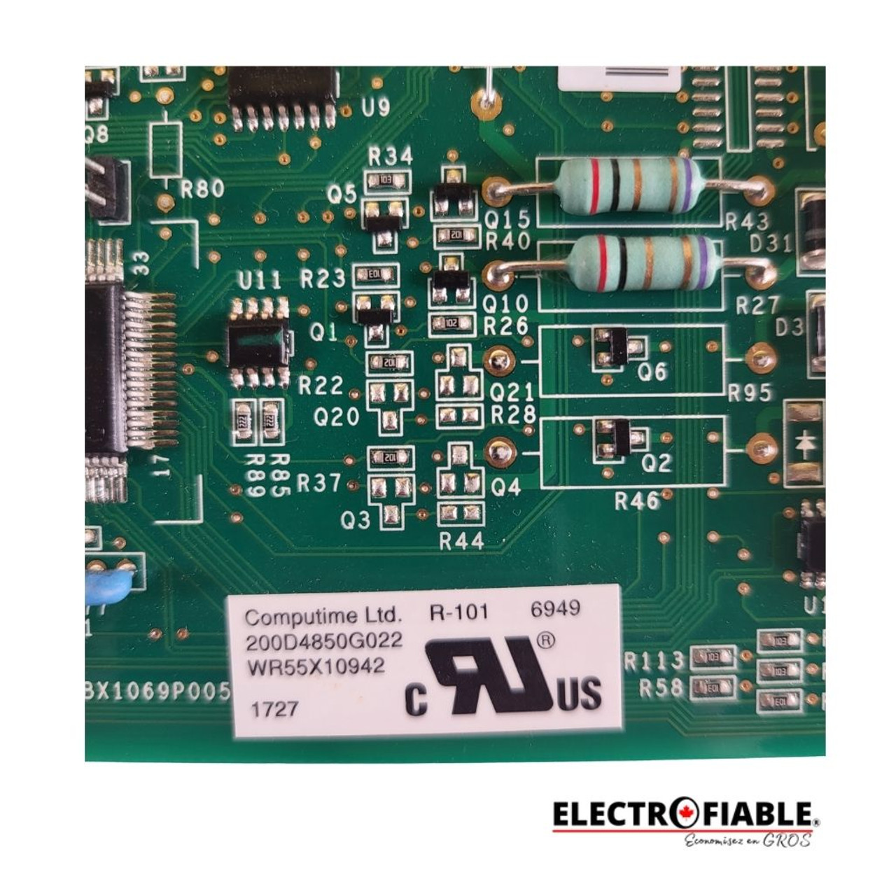 GE, WR01F00173, Control board fit refrigerator