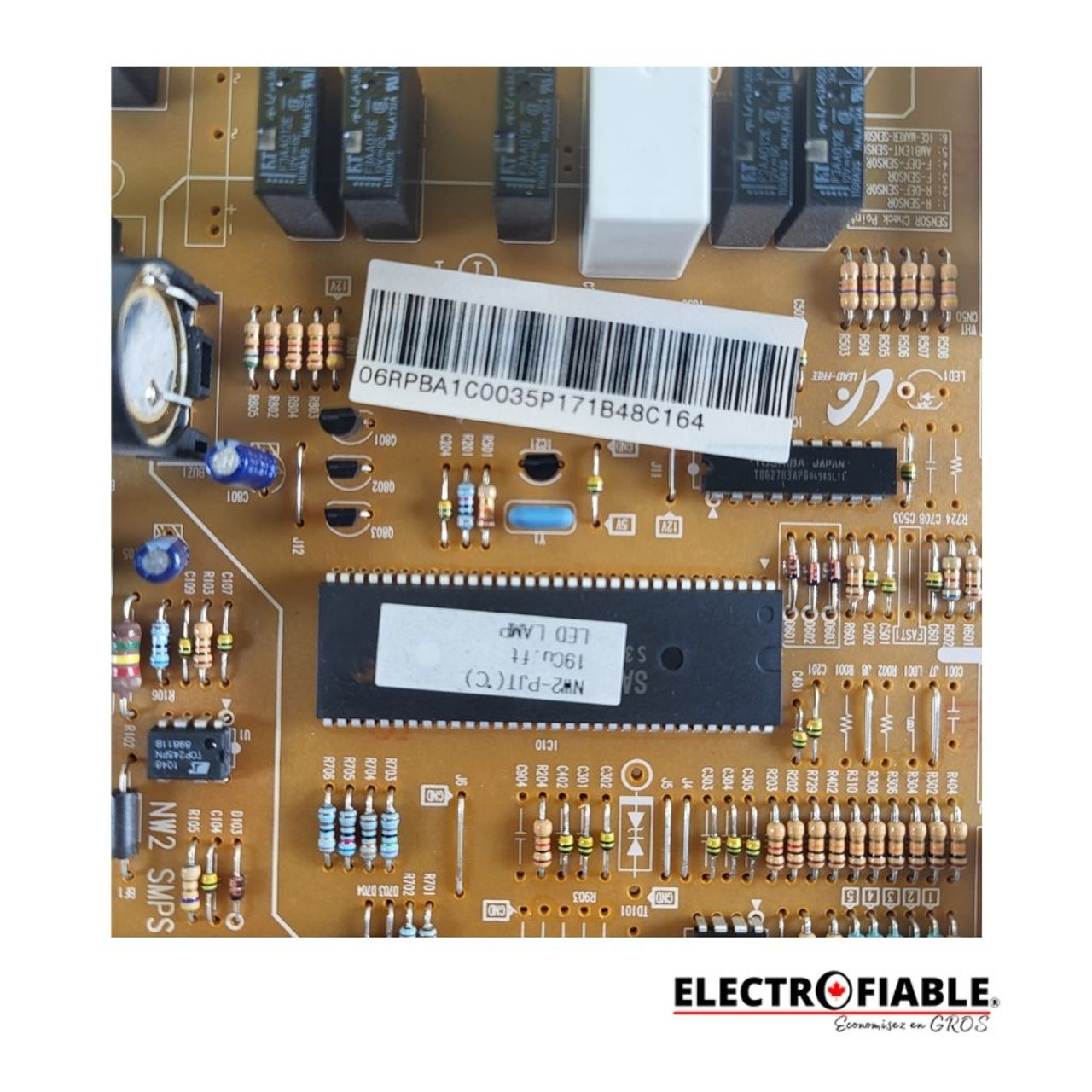 Samsung, RB196ACWP, Control board fit refrigerator 06RPBA1C0035P