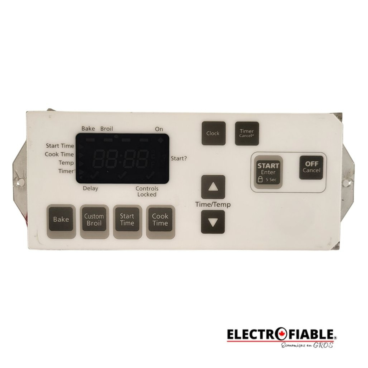 6610470 Control panel for Whirlpool stove