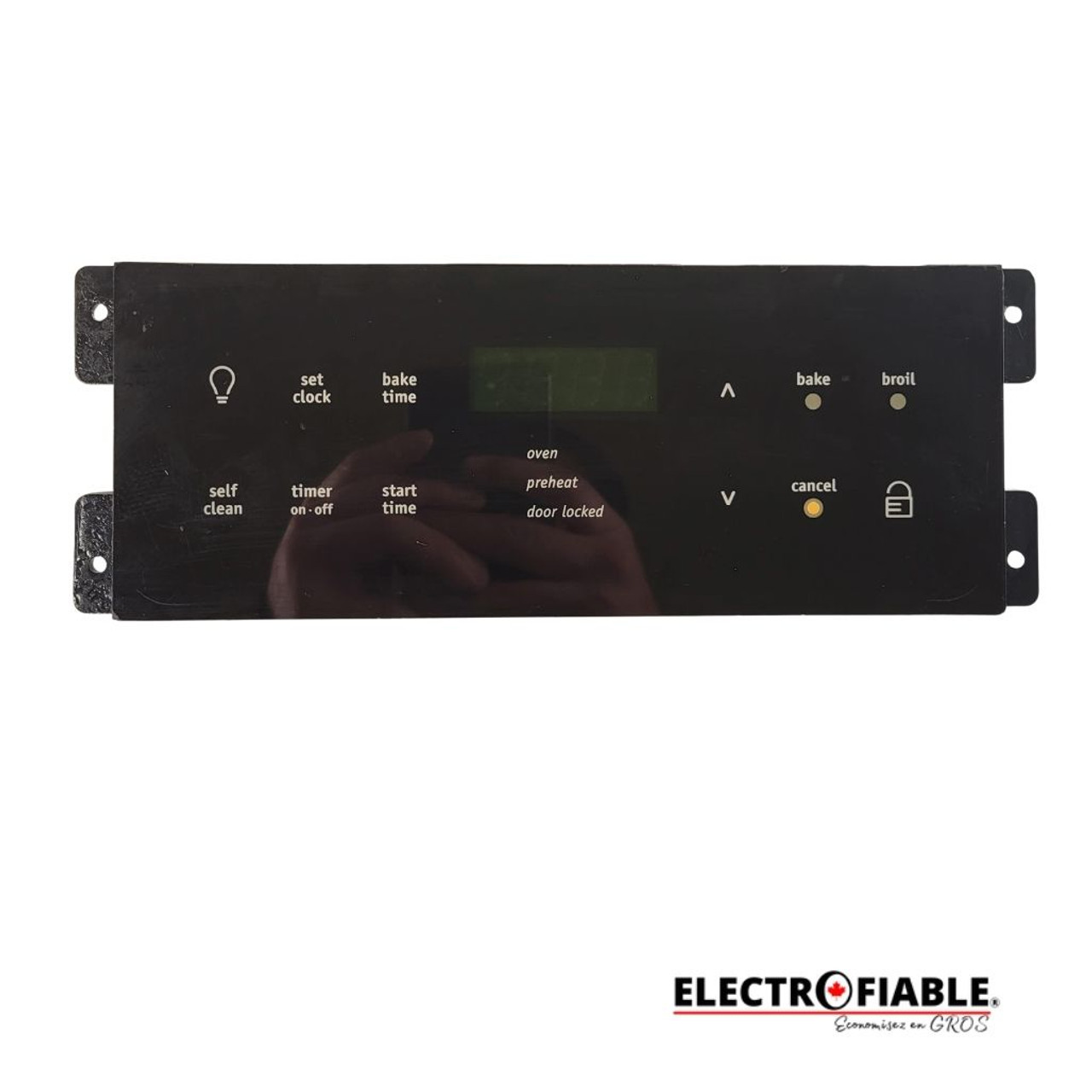 316418300 Black Control panel for Frigidaire stove