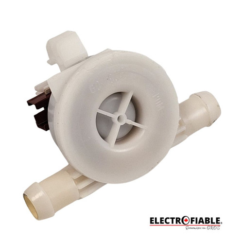Whirlpool, 46197020161, Water flow meter fit washer