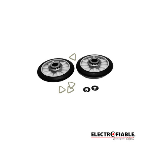 349241T Whirlpool Dryer Rear Drum Rollers 2 PACK 349241T Whirlpool Dryer Rear Drum Rollers 2 PACK