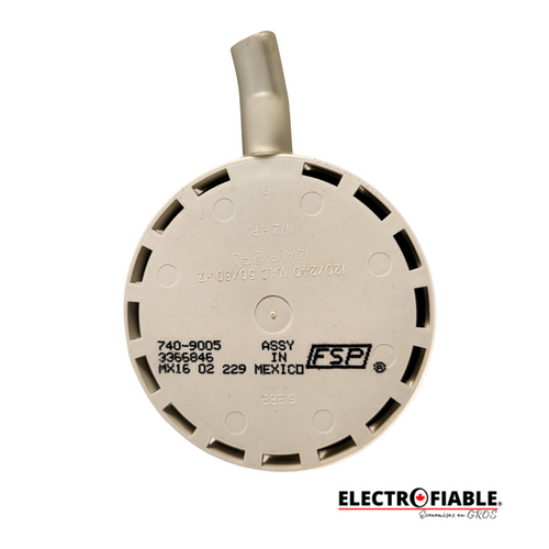 3366846 Water level pressure switch for Whirlpool washer W10335056 3366846 Water level pressure switch for Whirlpool washer W10335056