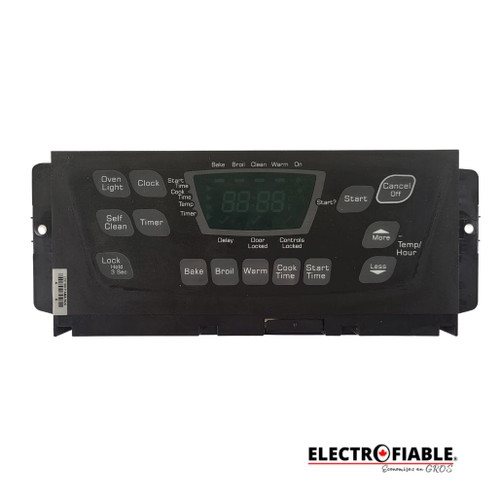 W10173501 Control panel for Whirlpool stove W10173501 Control panel for Whirlpool stove
