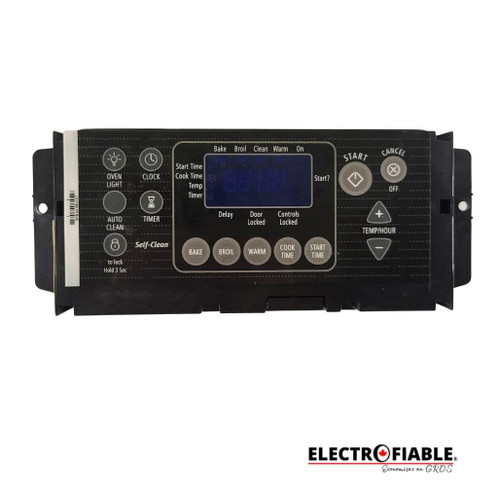 W10108100 Control panel for Whirlpool stove W10108100 Control panel for Whirlpool stove