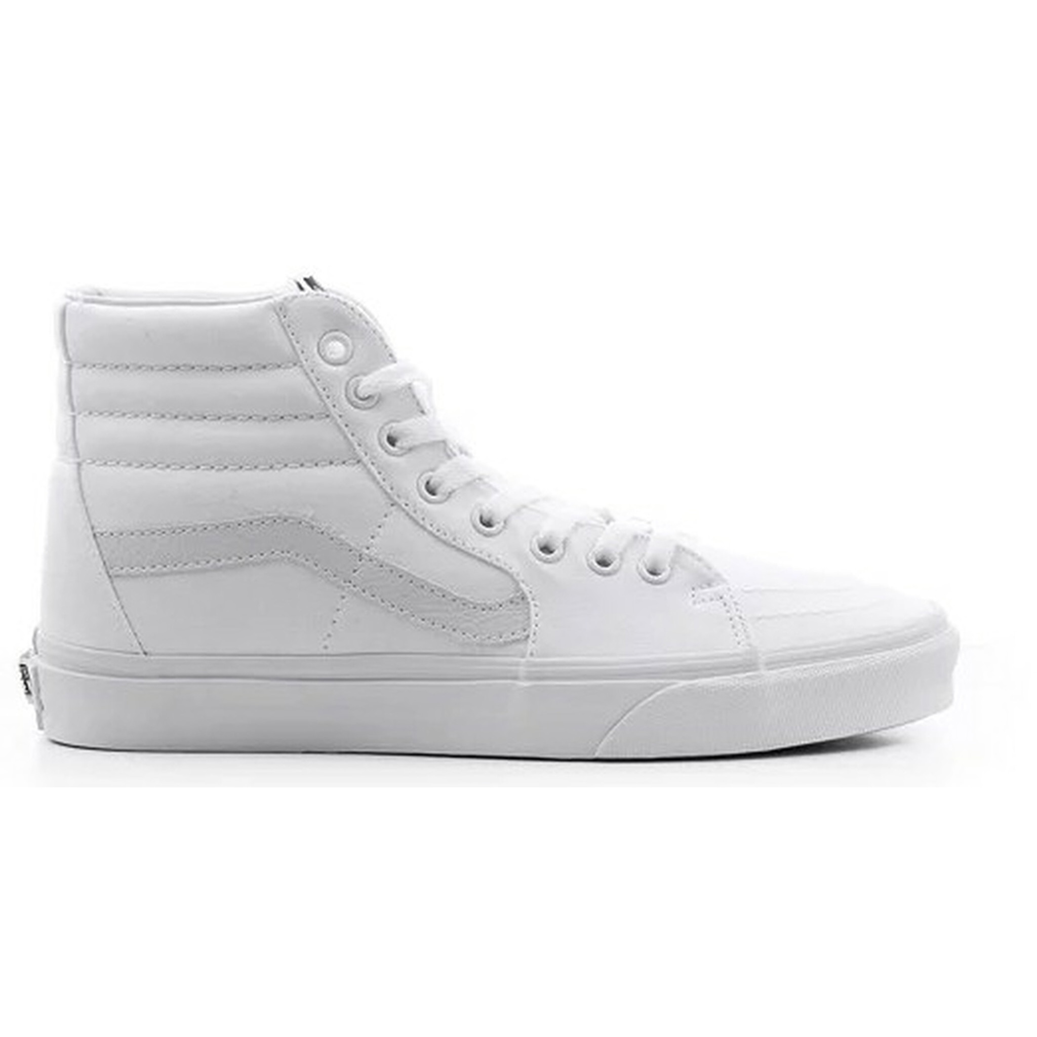 sk8 hi vans true white