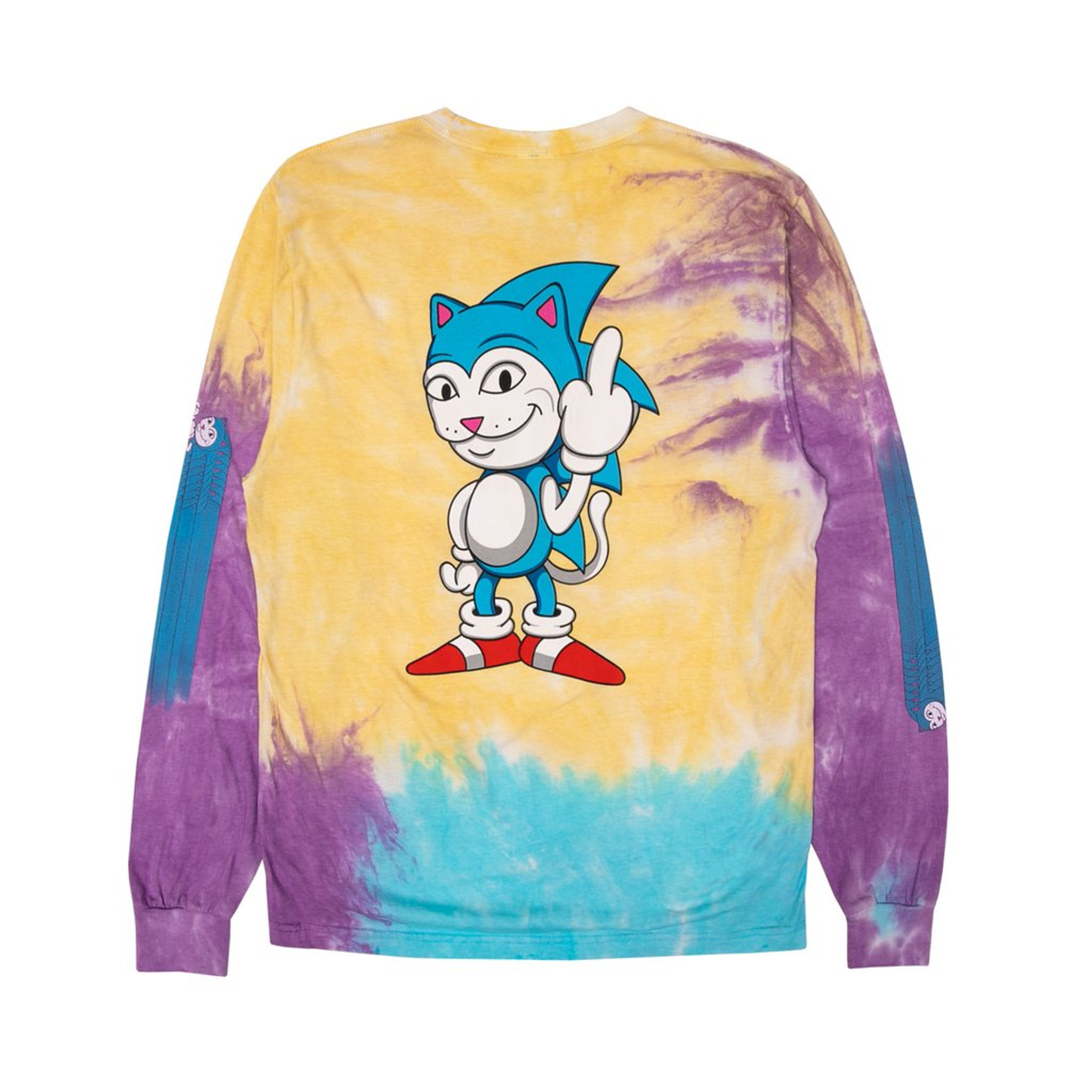Rip N Dip T Shirt Nermhog L S Multi Tie Dye Overload