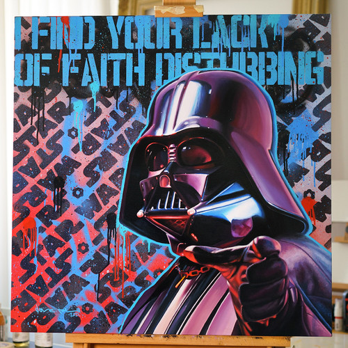 Original "I FIND YOUR LACK OF FAITH DISTURBING" Painting