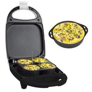 Brentwood Mini Sous Vide Style Egg Bite Maker in White D970-TS-256W