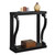 Modern Curved Legs Rich Espresso Console Table Q280-MCTVG1251
