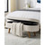 Mid-Century Modern Boho Style Off-White Beige Linen Bedroom Storage Bed Bench Q280-BELSBO98142625