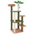 Multilevel Cat Tree with Scratching Posts and Rope Plush Perch Toy Bed-Green - Color: Green D681-PV10195GN