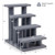 4-Step Pet Stairs Carpeted Ladder Ramp Scratching Post Cat Tree Climber-Beige B593-PS7174color