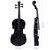 Violin Full Set with Bow and Chin Rest Black 4/4 A949-70143