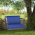 Single Person Hanging Seat with Seat and Back Cushions-Navy - Color: Navy D681-HW71333NY