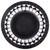 Mosaic Fire Pit Black and White 26.8" Ceramic A949-46721